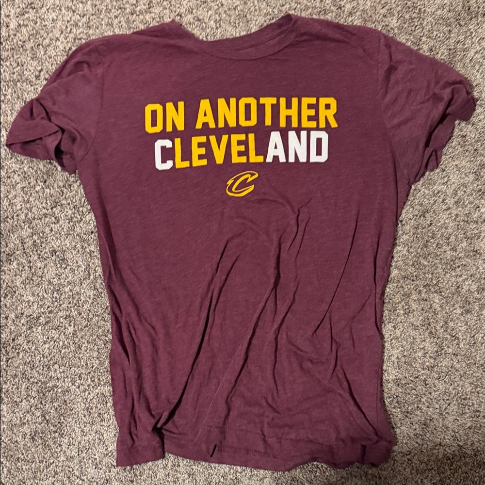 Cleveland Cavaliers “On another level” Maroon Short Sleeve Tee